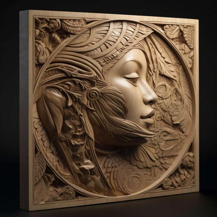 نموذج ثلاثي الأبعاد لآلة CNC 3D Art 